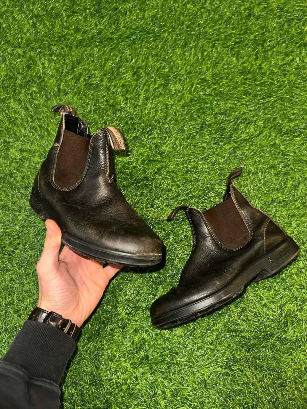 Blundstone Boots Brown Leather Size 3.5